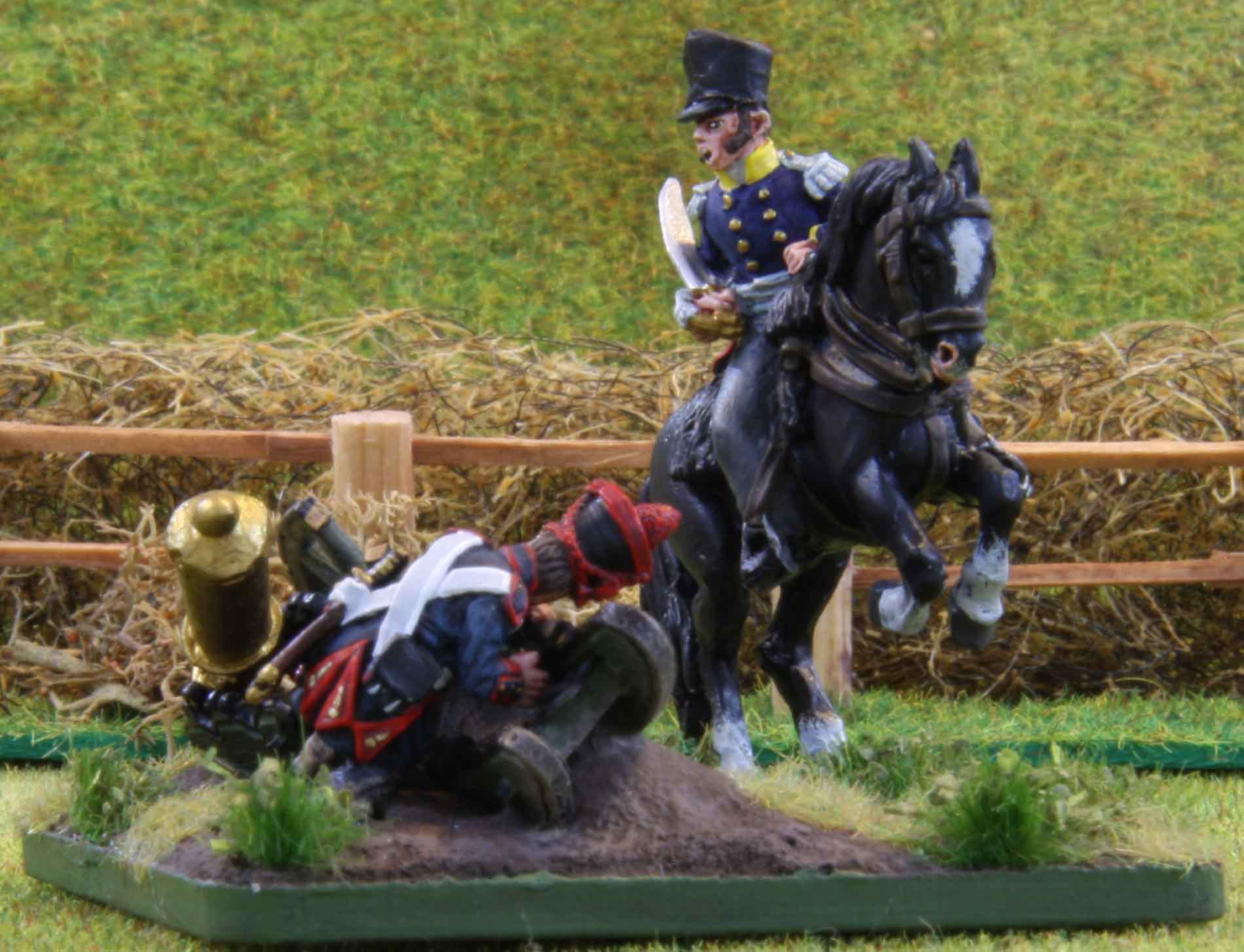 Prussian mounted infantry officer