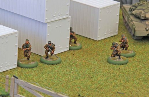Russians taking up defensive positions