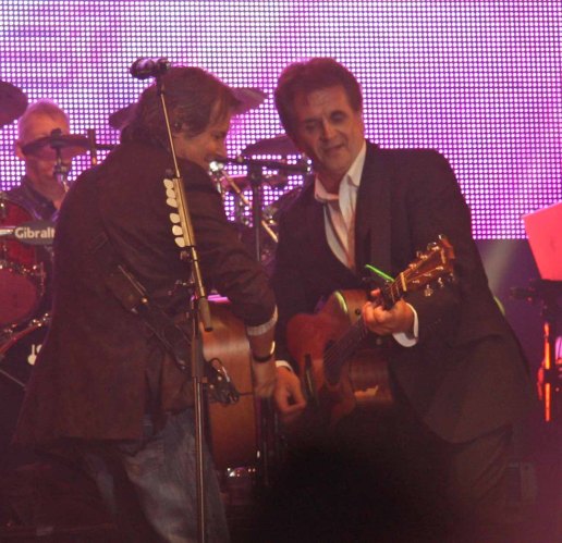 Bruce Guthro and Donnie Munro at Party on the Moor (Runrig 40th Anniversary Concert)