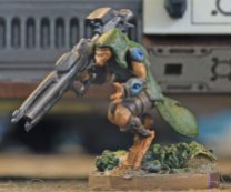 Combined Army Shasvastii noctifier with rocket launcher